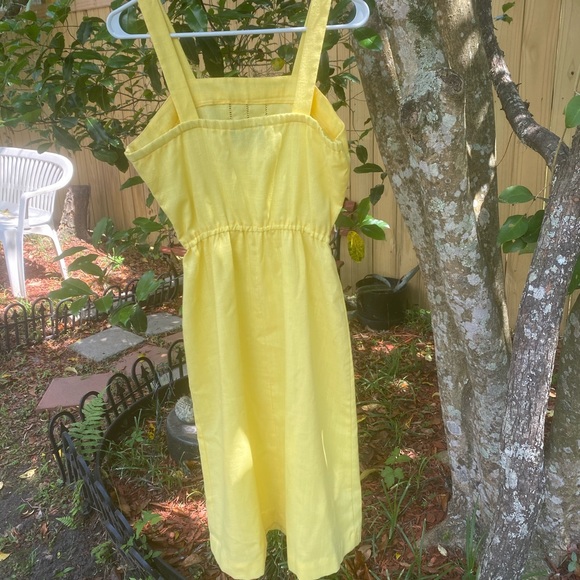 ❗️Vintage❗️60s Yellow Sundress - Picture 5 of 6